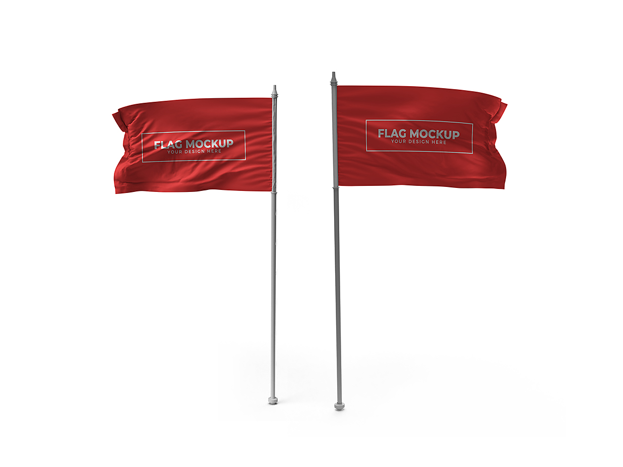 旗帜广告旗样机Mockup10组插图7