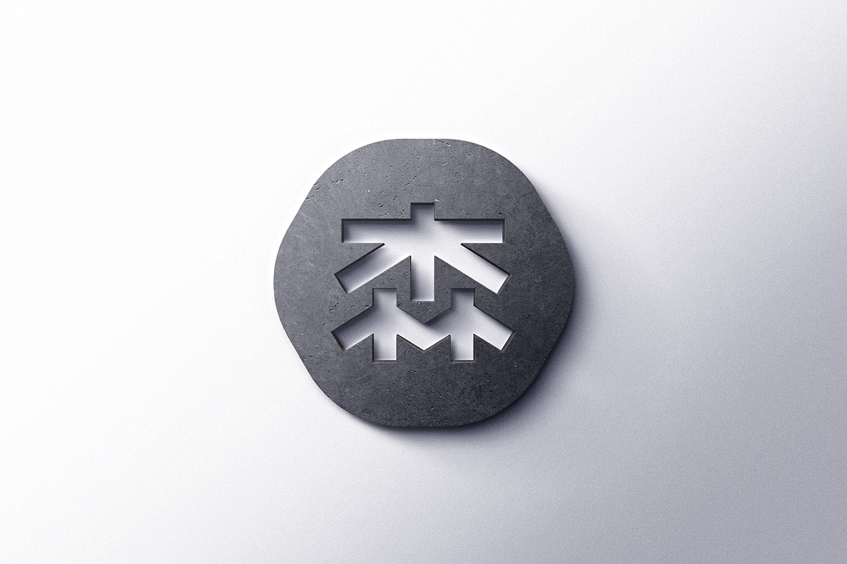 高质感岩石材质3D立体LOGO样机2组插图1