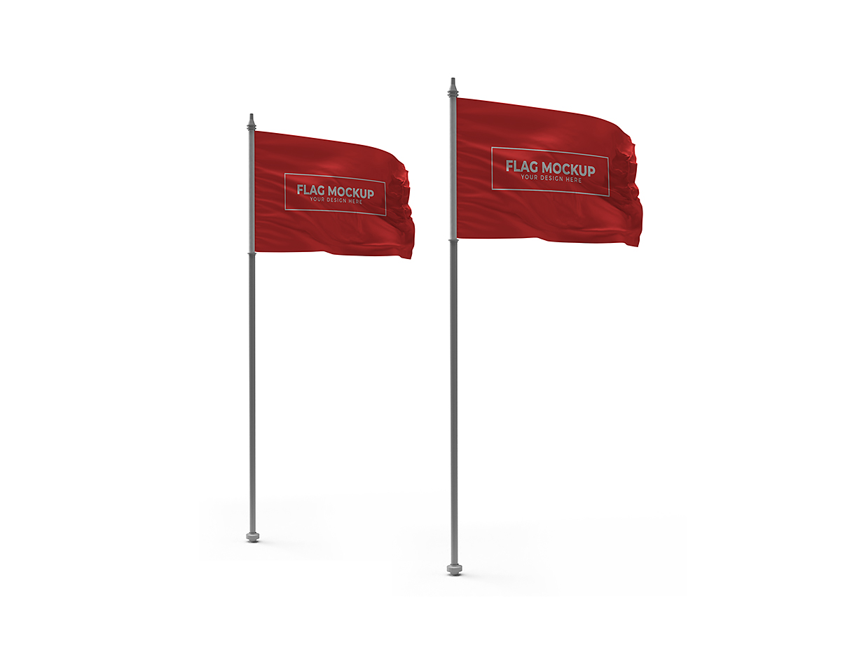旗帜广告旗样机Mockup10组插图8