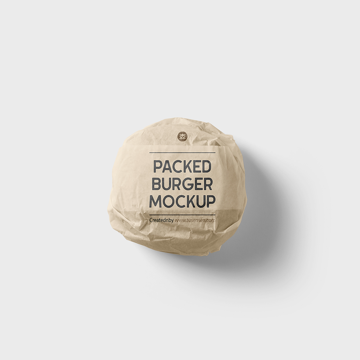 汉堡包装袋样机插图