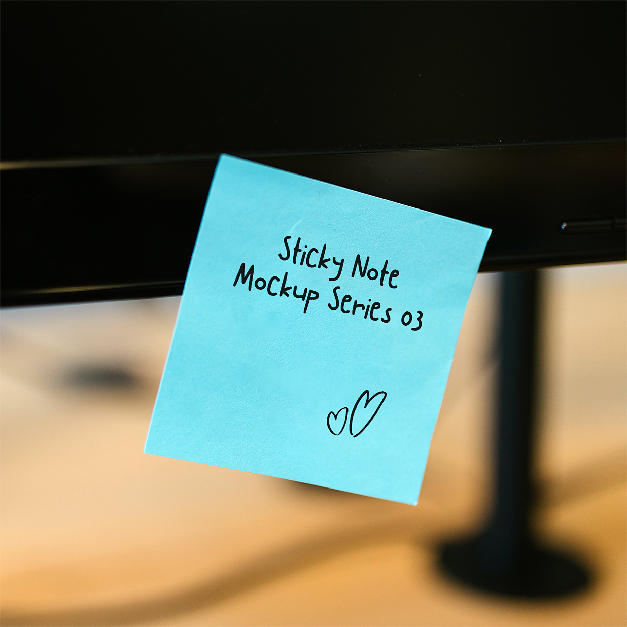 纸张便利贴便签纸样机插图