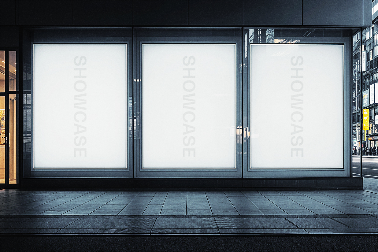 户外灯箱广告牌样机插图1