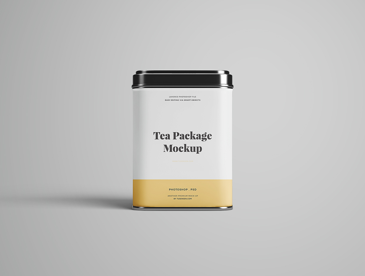 高品质锡罐茶叶罐铁罐包装样机7组插图