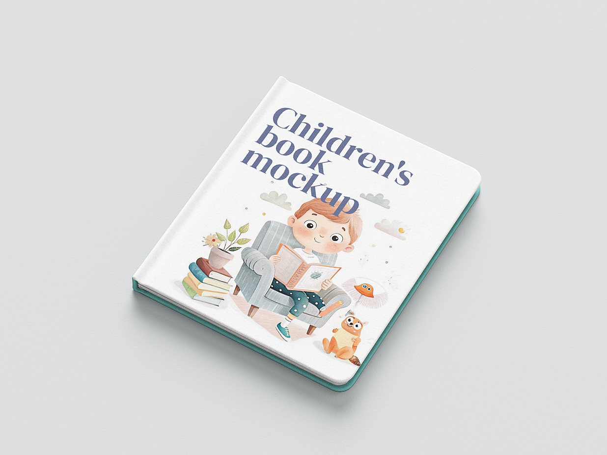 高质感精装书籍样机6组插图