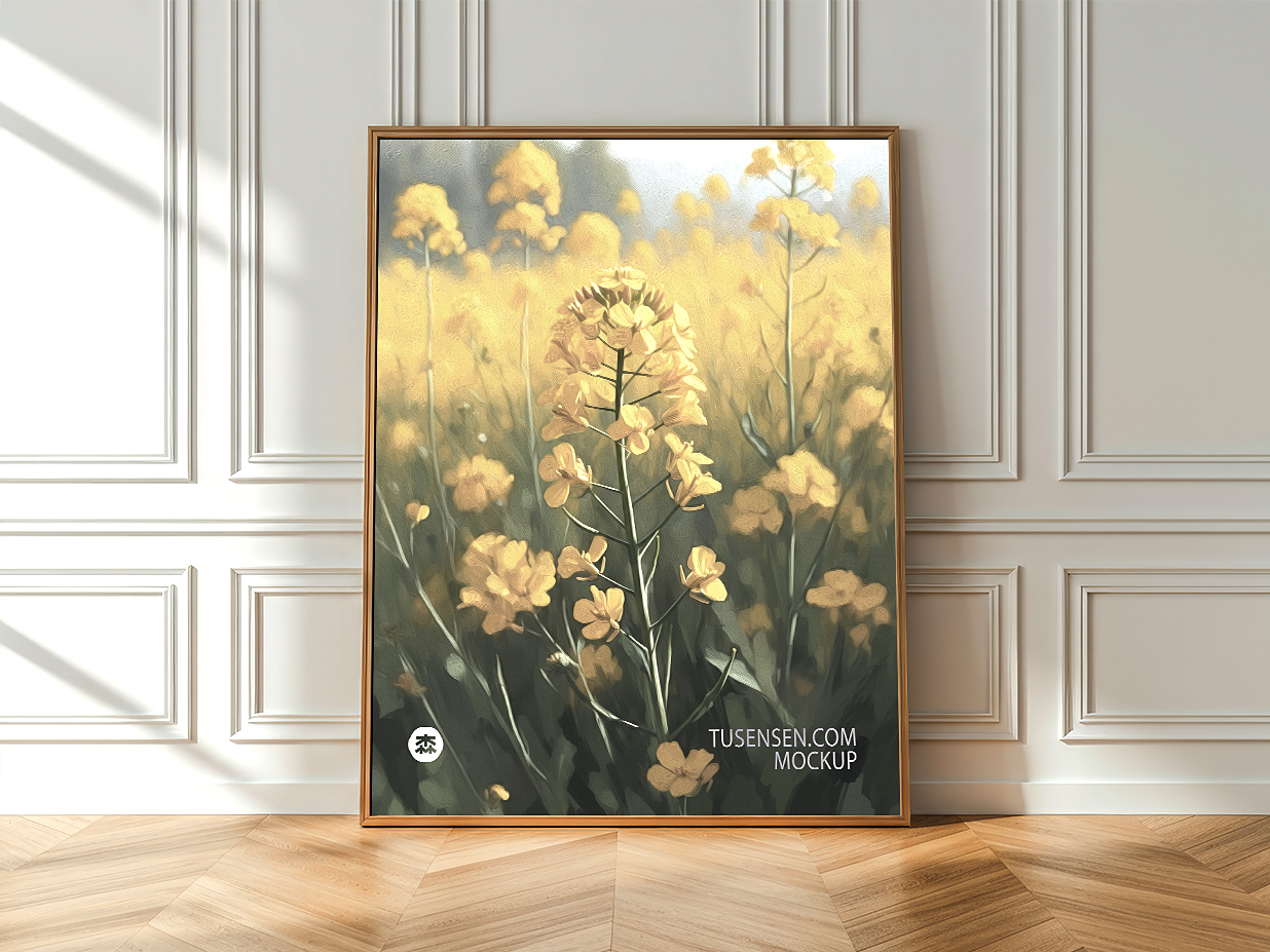 带框架装饰画样机插图