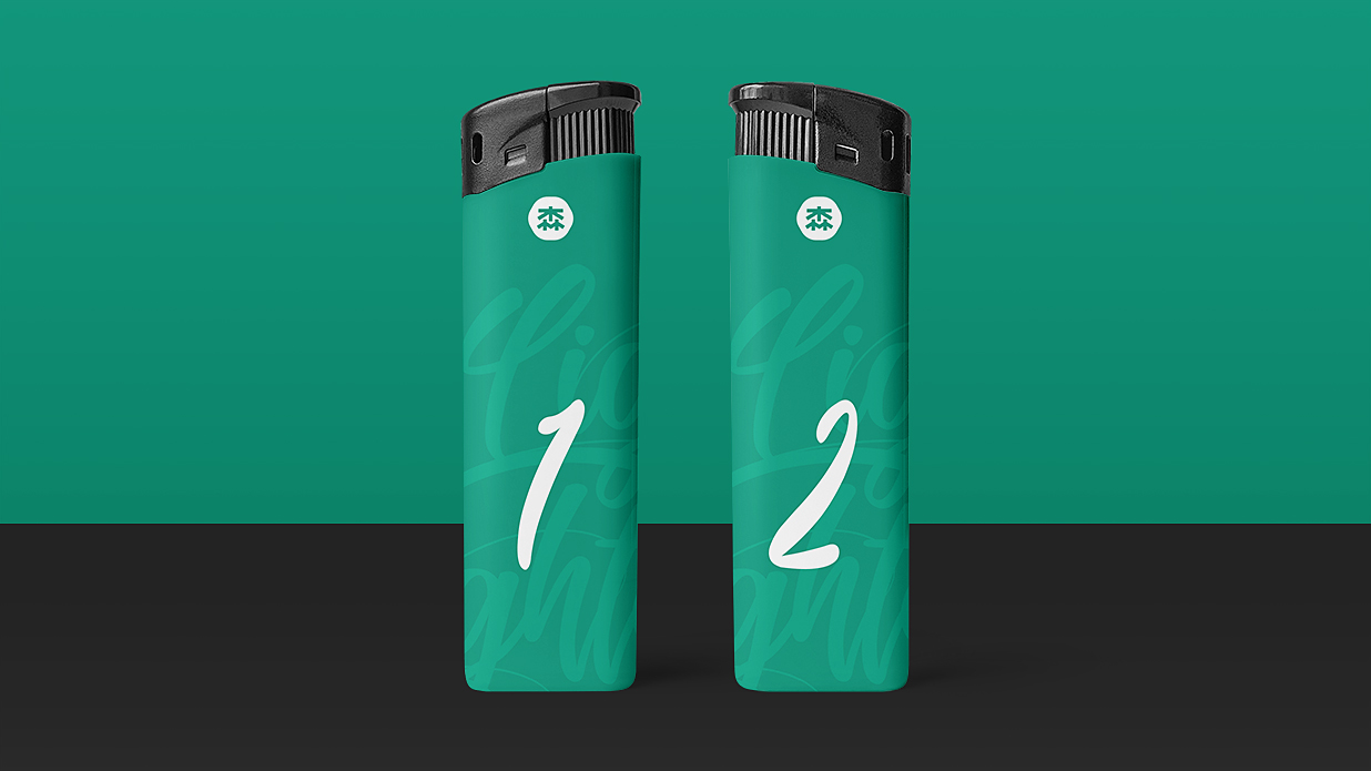 简约打火机样机插图