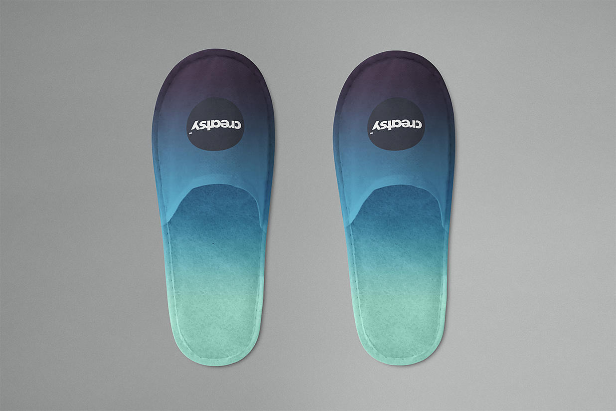 酒店一次性拖鞋样机插图