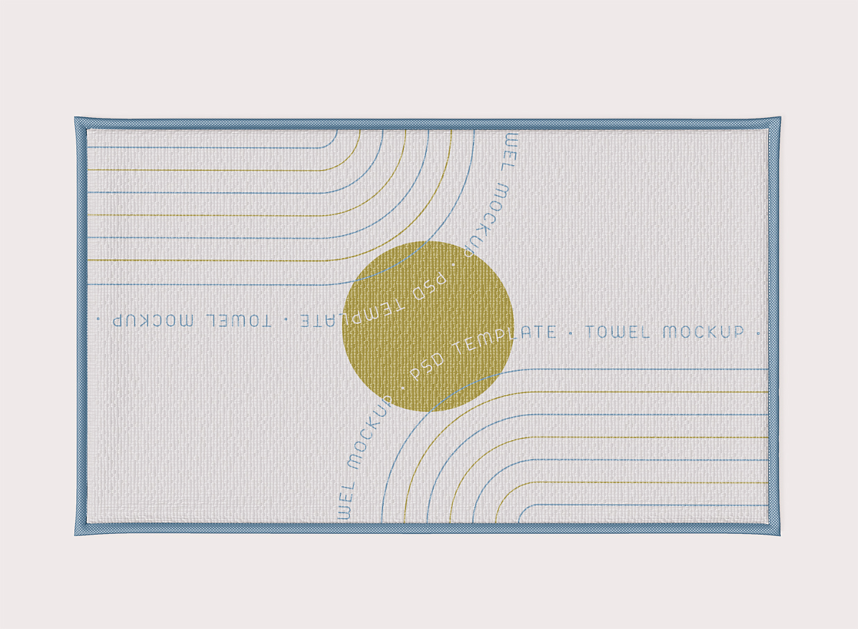 毛巾洗脸巾样机插图