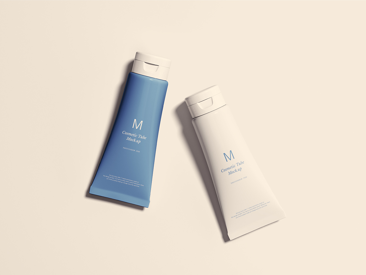 高质感洗面奶软管样机插图