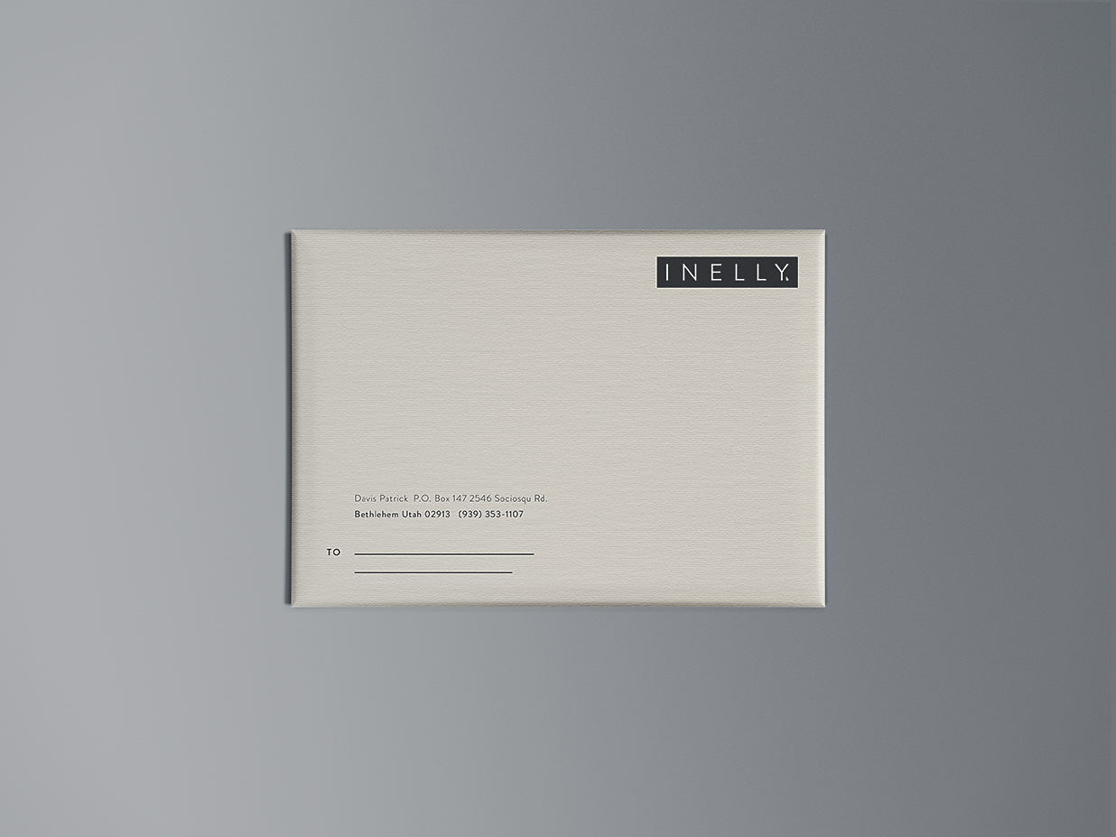 高级信封外观设计样机插图