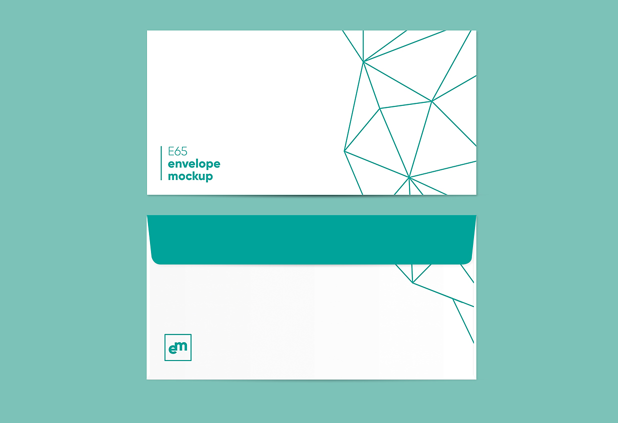 简约设计信封样机4组插图