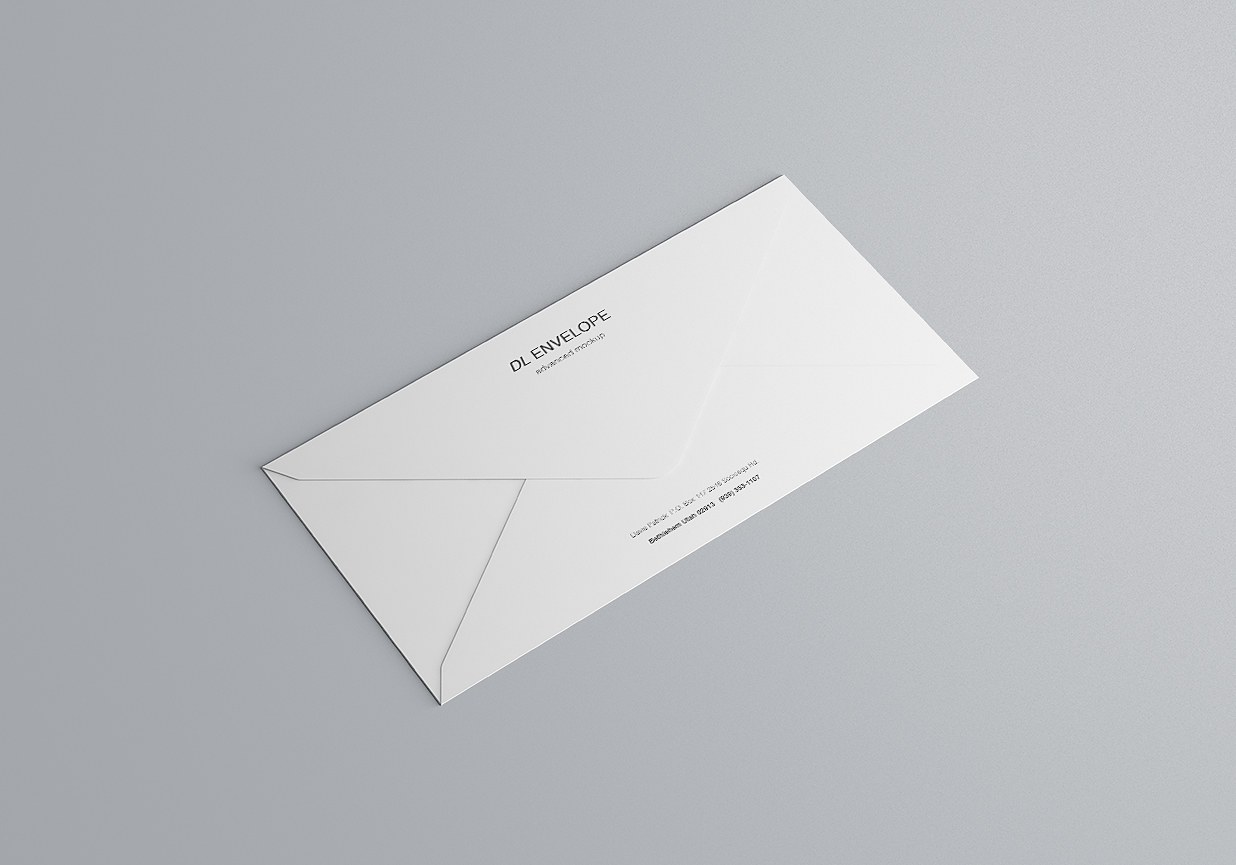 简约精致信封样机7组Mockup插图