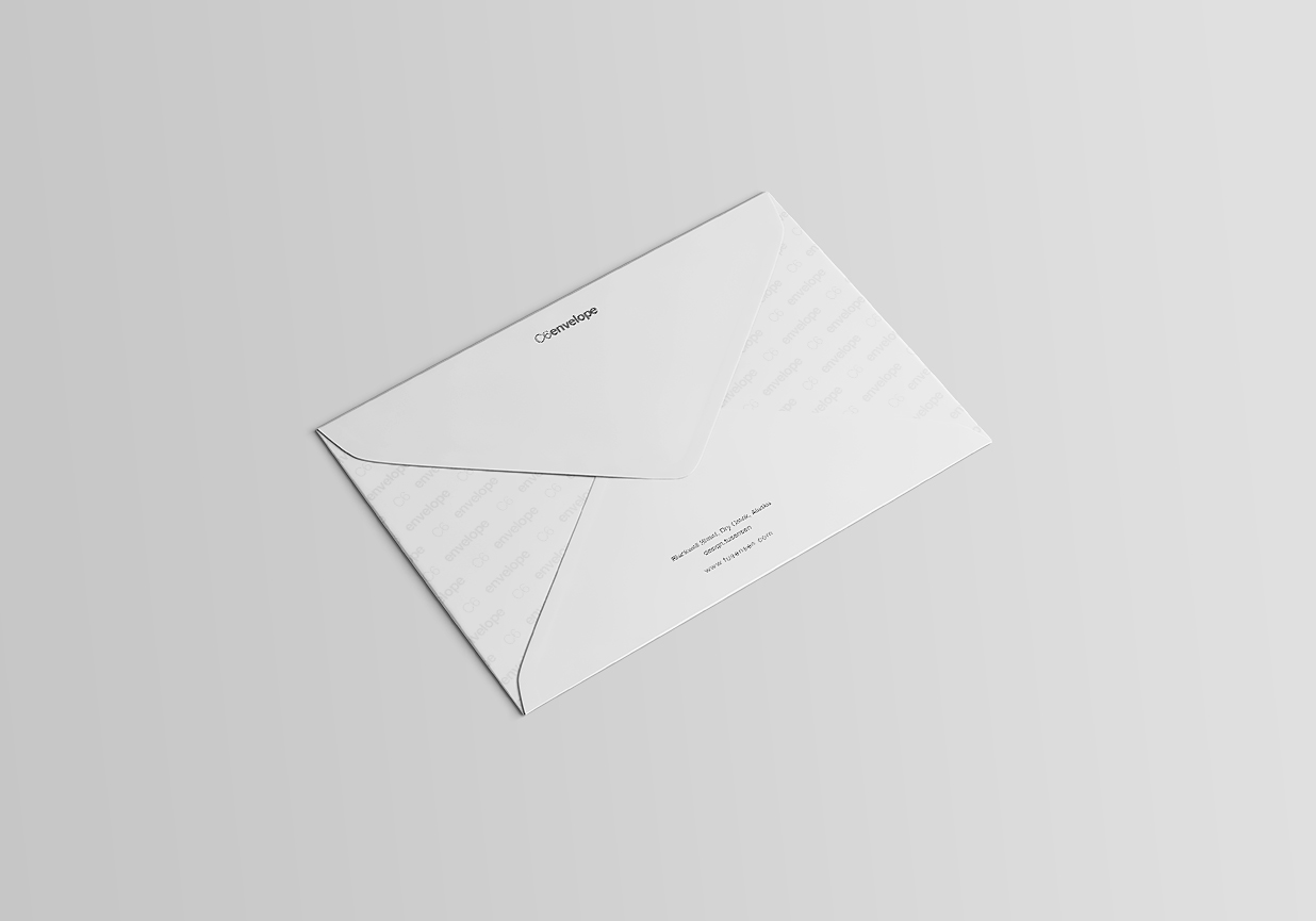 简约高级信封样机7组Mockup插图