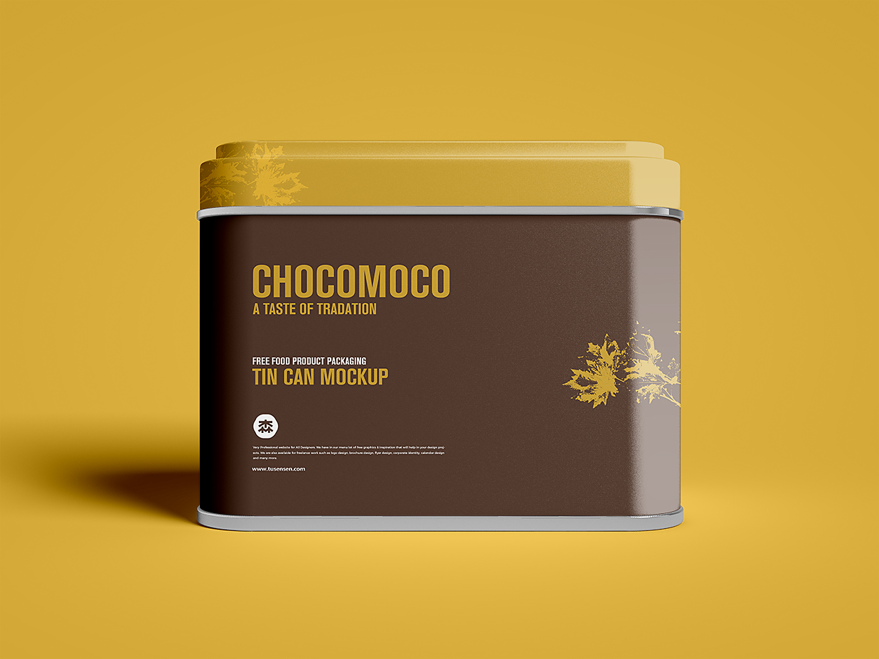 锡盒茶叶盒铁盒包装样机插图