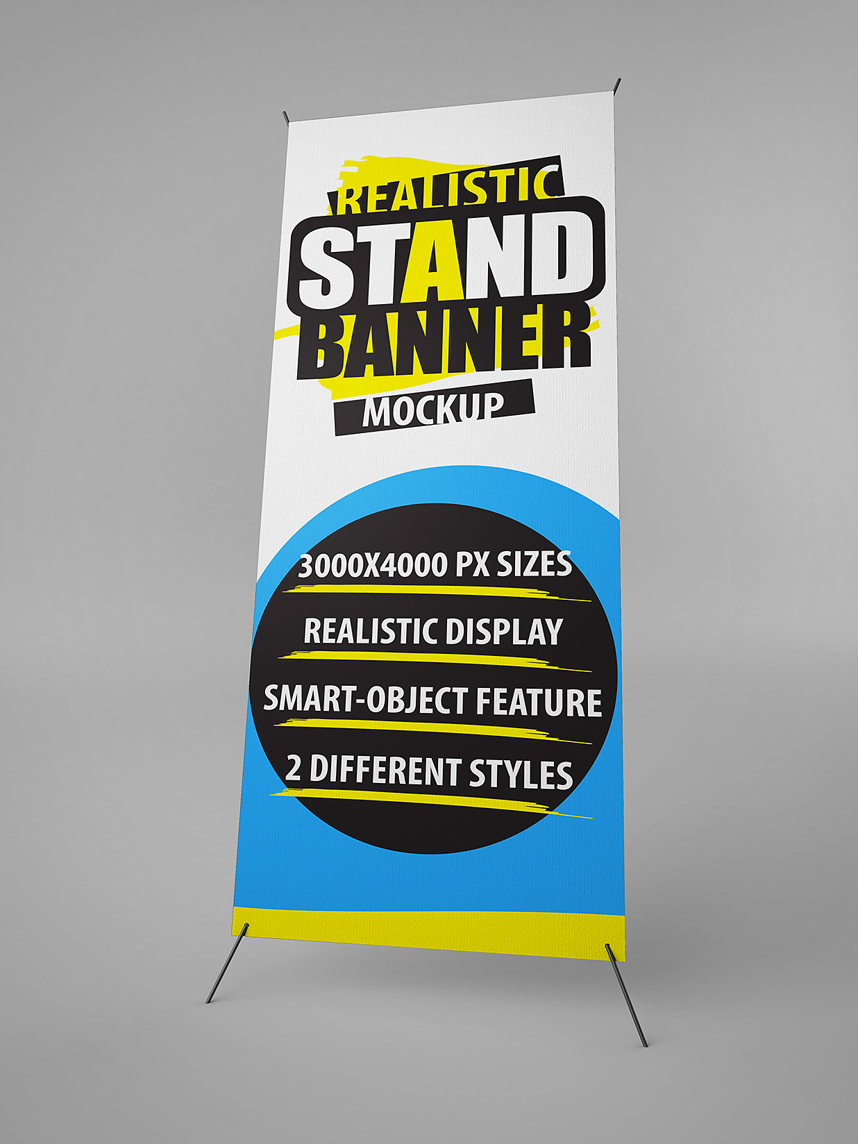 X展架样机mockup2组插图