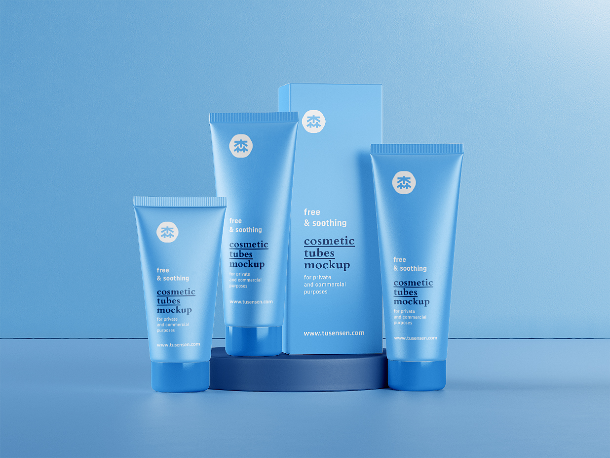 精致包装盒洗面奶样机2组插图