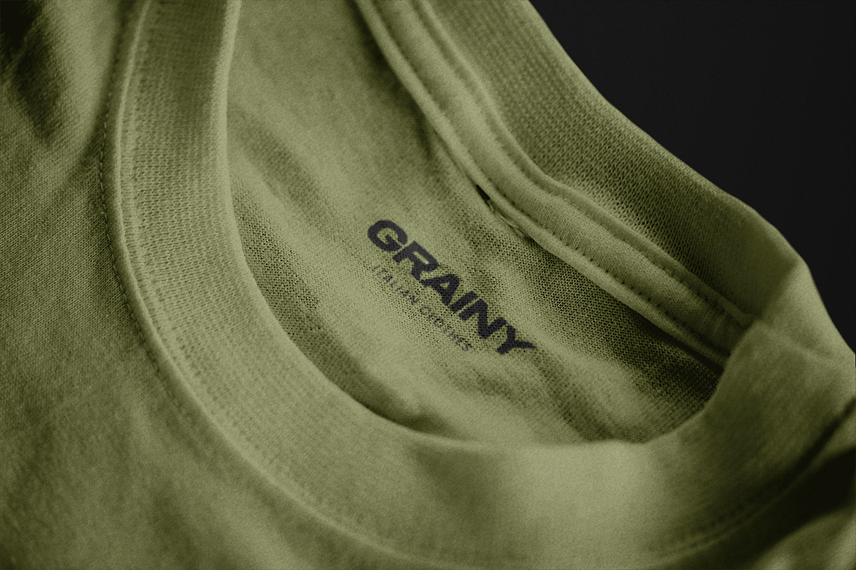 布料T恤印花LOGO样机插图