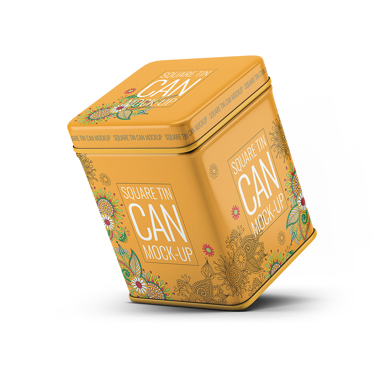 高端锡罐茶叶罐铁罐套装包装样机24组插图9