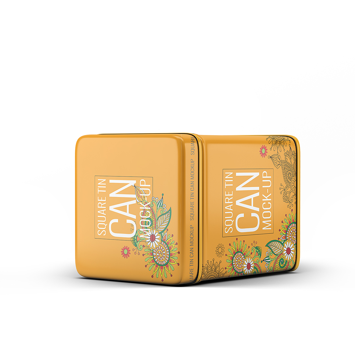 高端锡罐茶叶罐铁罐套装包装样机24组插图13