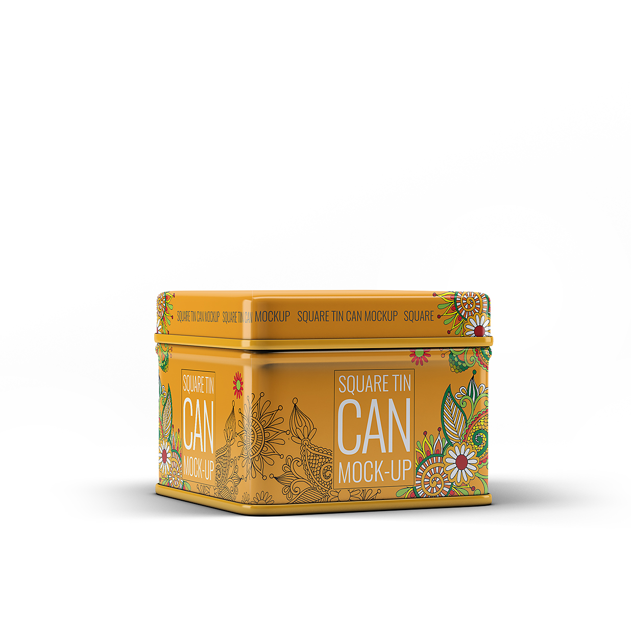 高端锡罐茶叶罐铁罐套装包装样机24组插图17