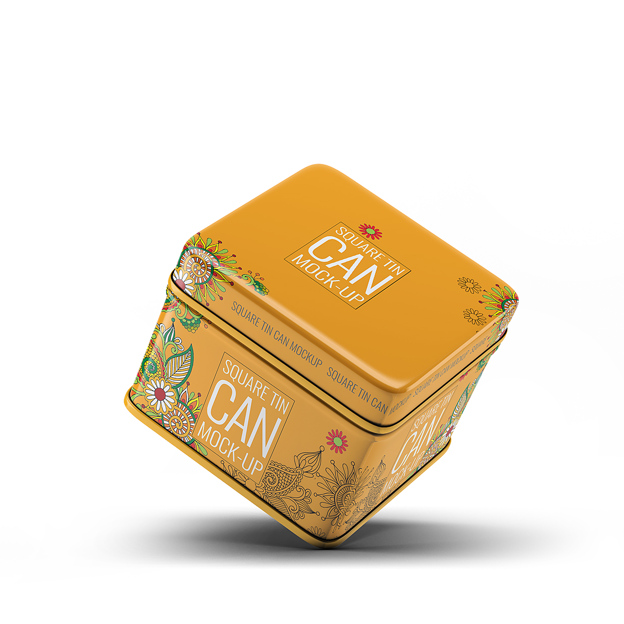 高端锡罐茶叶罐铁罐套装包装样机24组插图18