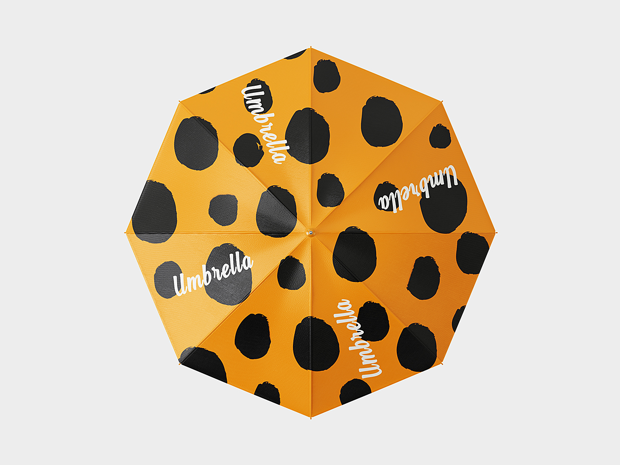 精致雨伞太阳伞样机4组插图1