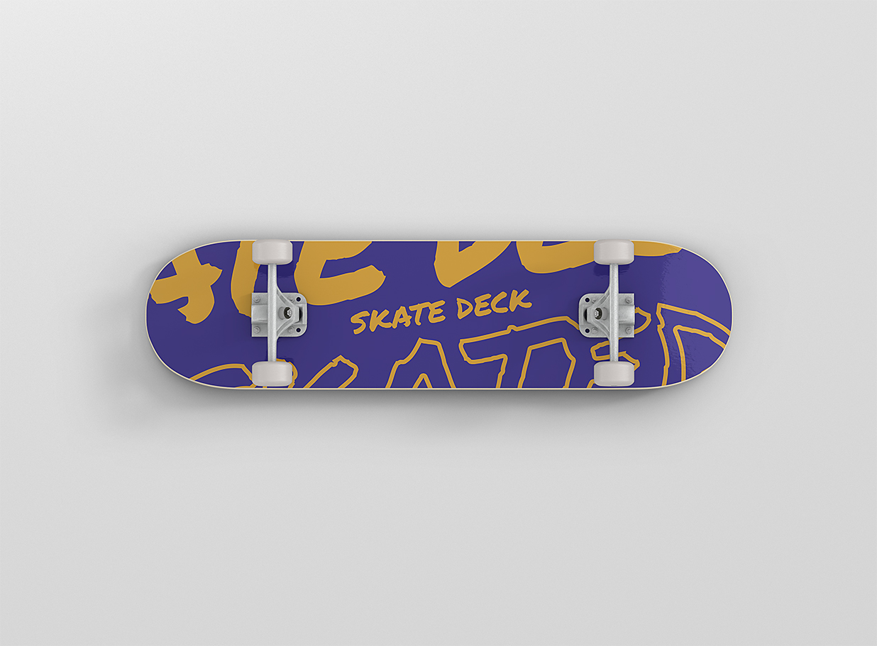 高质感滑板样机8组插图1