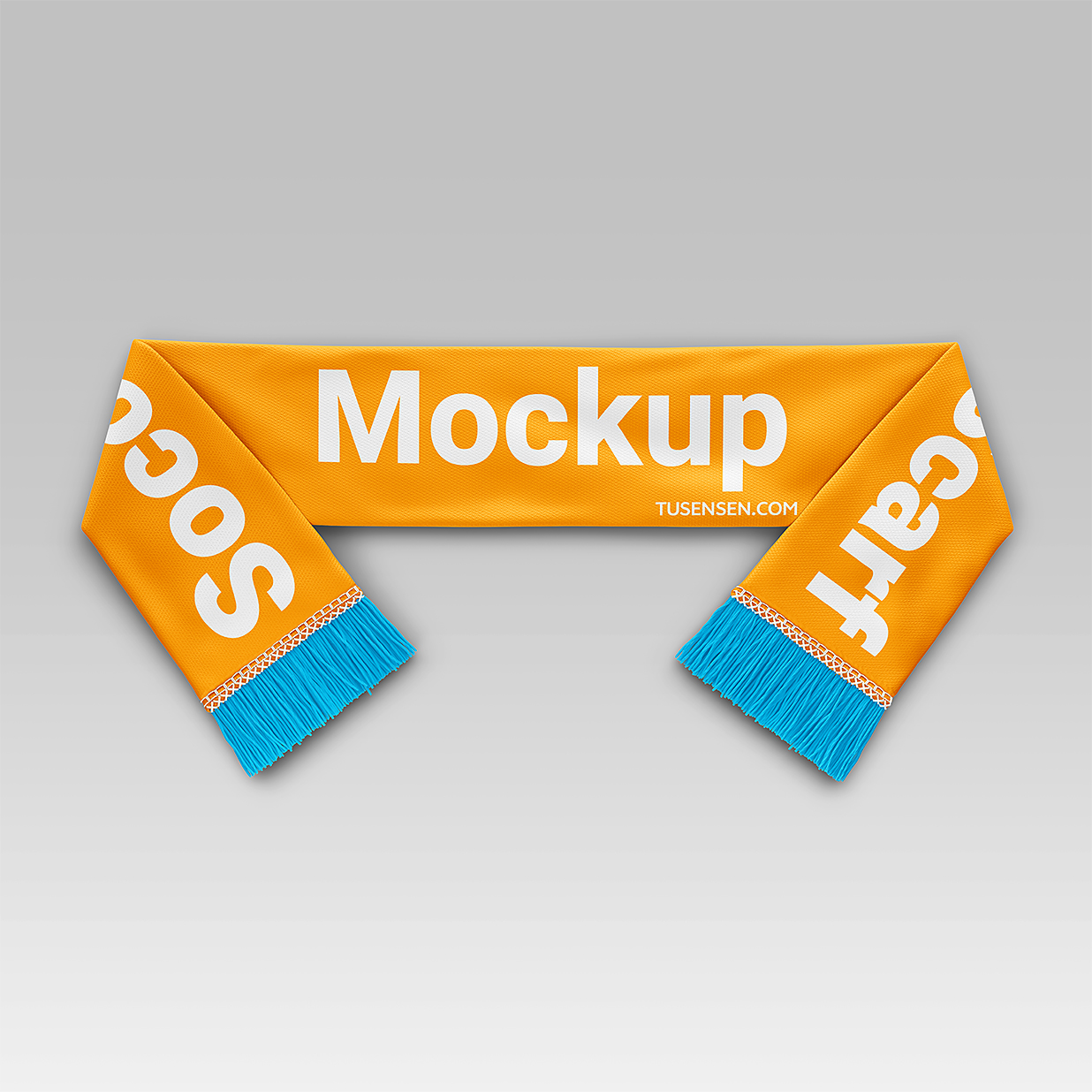 足球围巾样机3组插图1