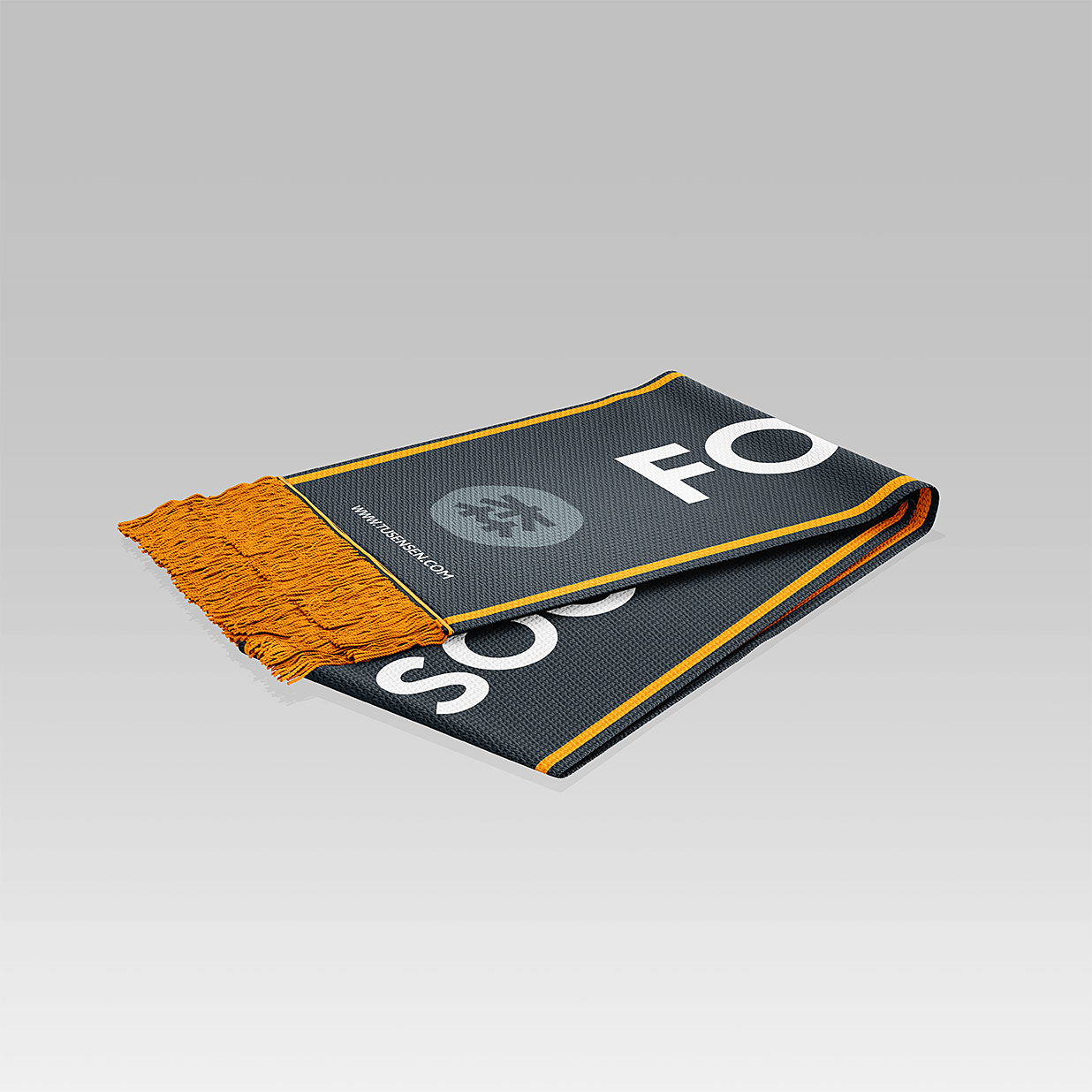 足球/橄榄球围巾样机3组插图1