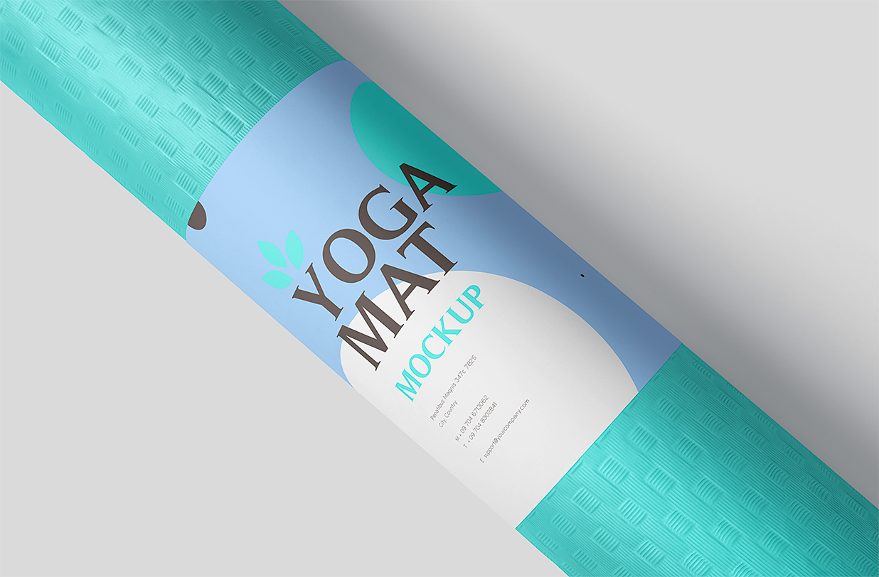高质感瑜伽垫样机4组插图1