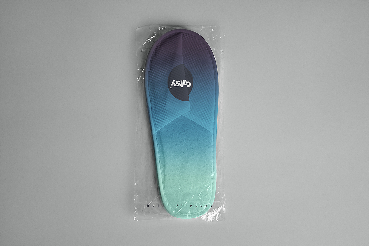 酒店一次性拖鞋样机插图1