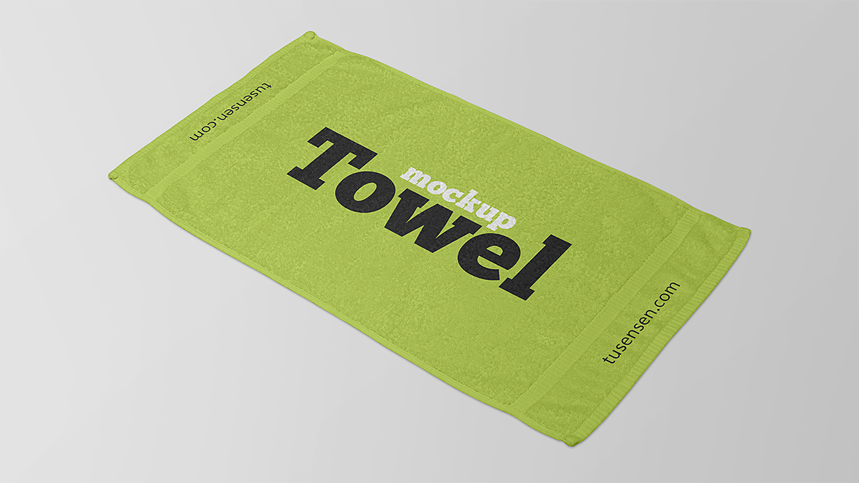 精致毛巾洗脸巾样机3组插图1