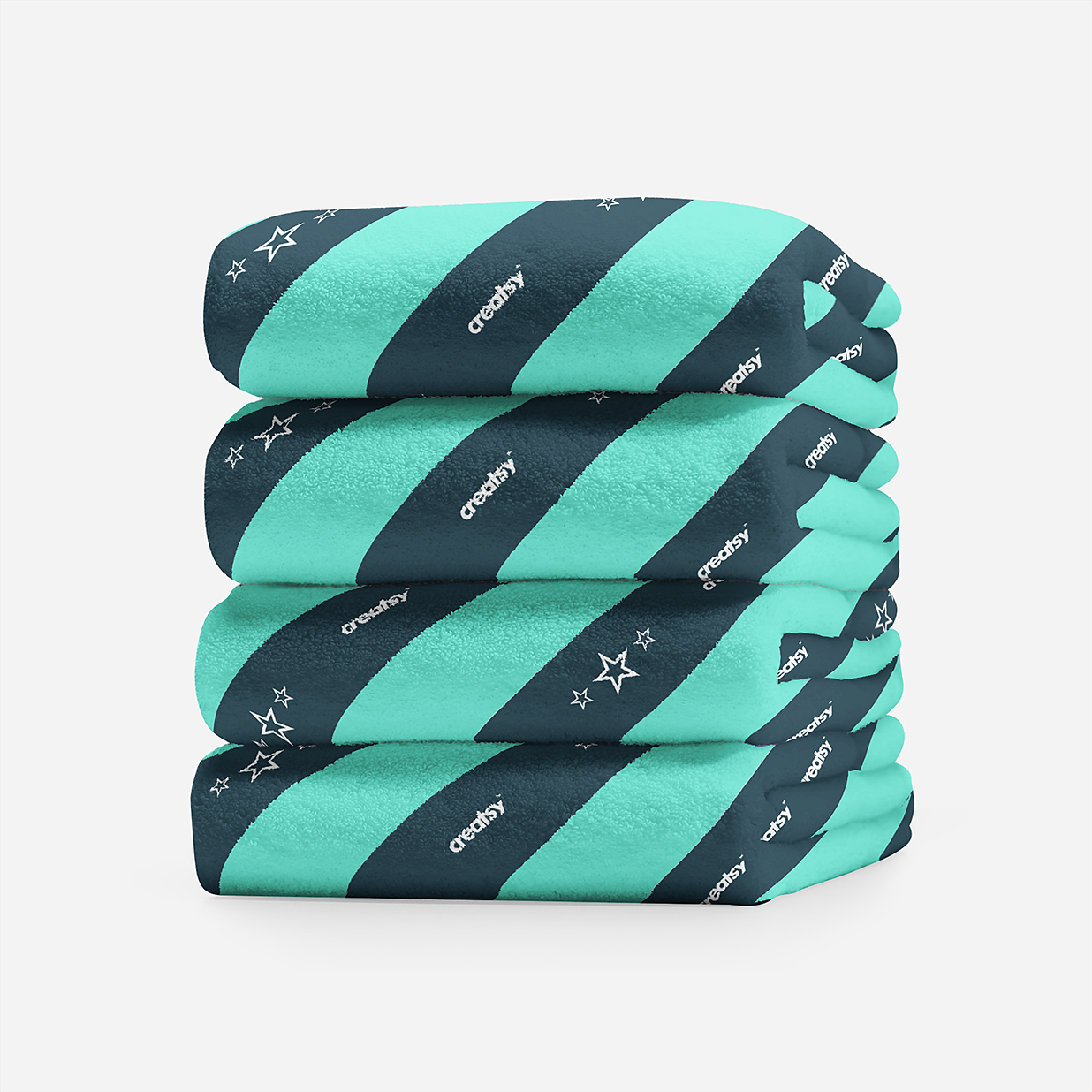 高端品牌浴巾样机4组插图1