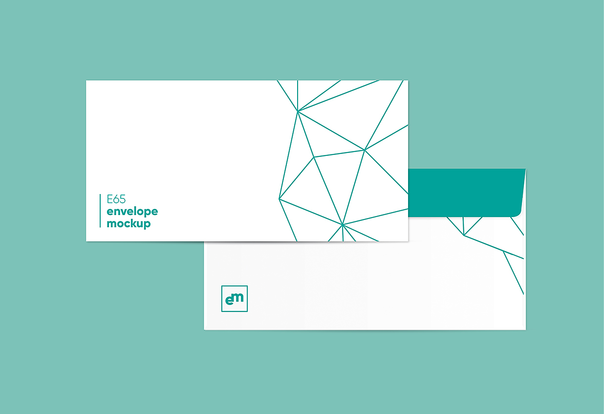简约设计信封样机4组插图1