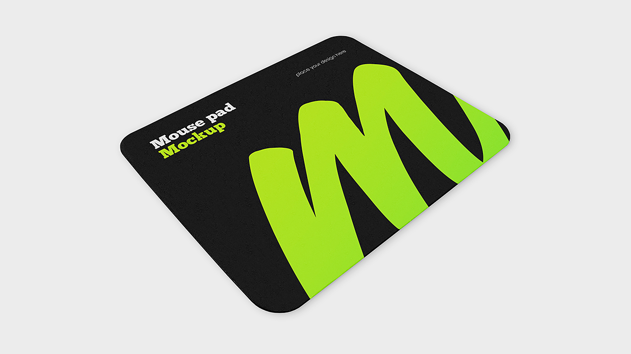 鼠标垫样机2组Mockup插图1