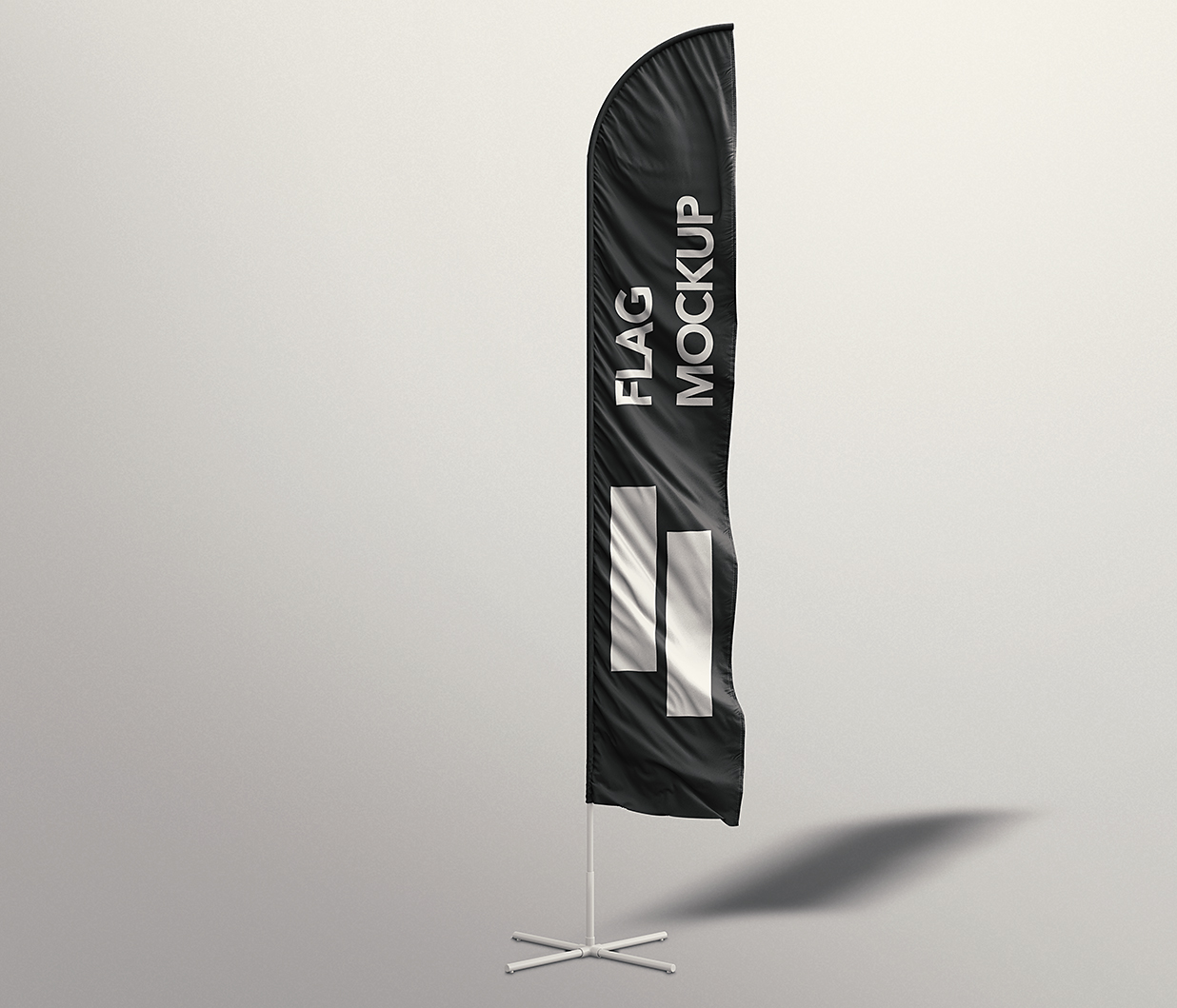 帆旗道旗广告旗旗帜样机mockup10组插图1