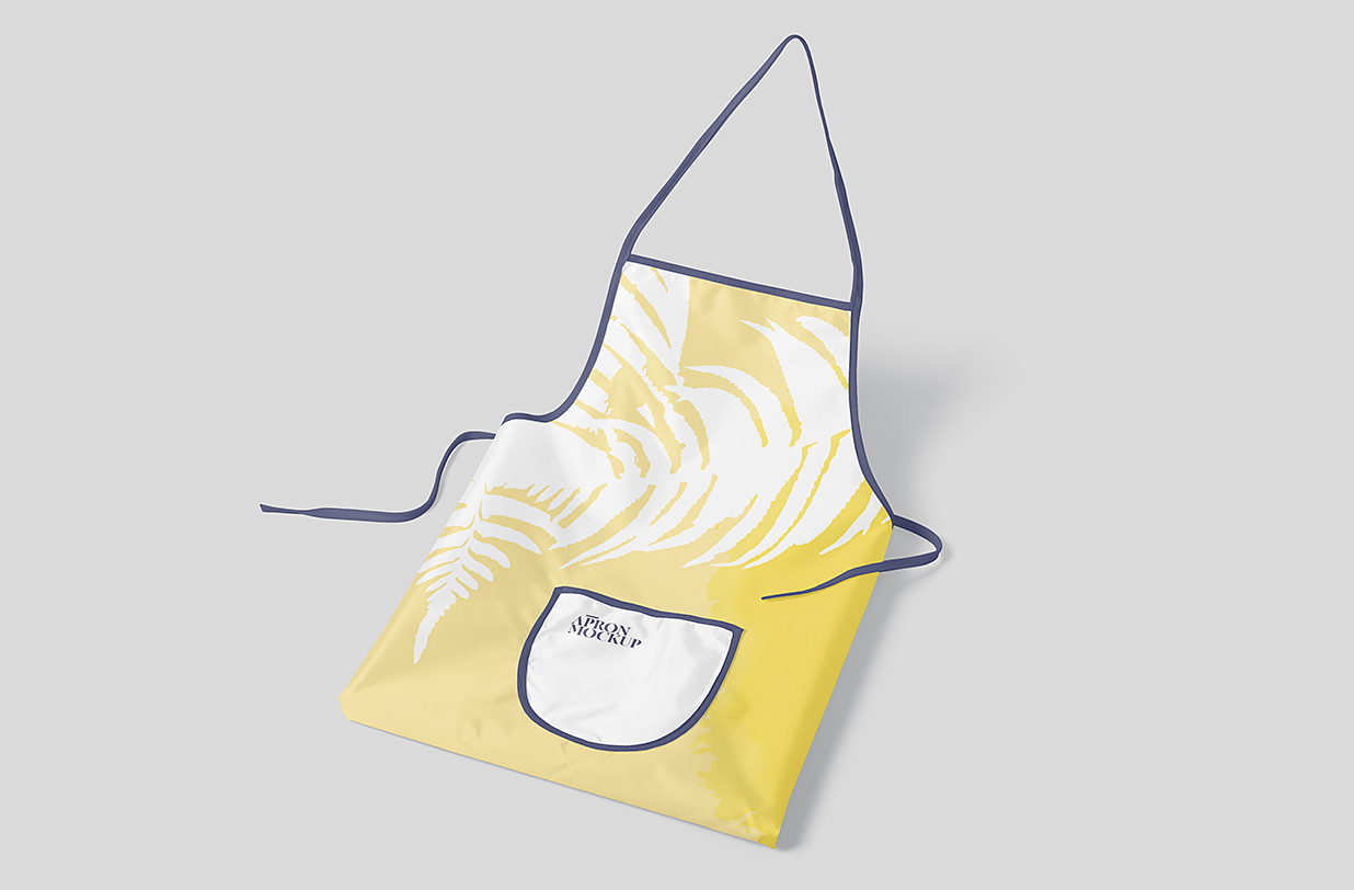 厨房围裙样机mockup5组插图1