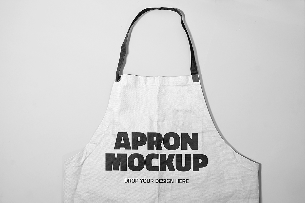 厨房围裙样机mockup2组插图1