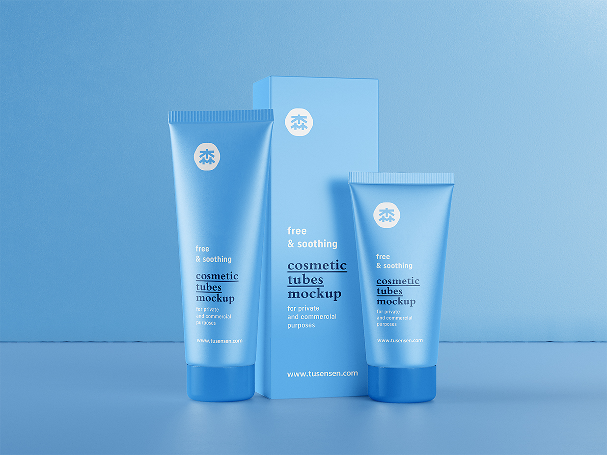 精致包装盒洗面奶样机2组插图1