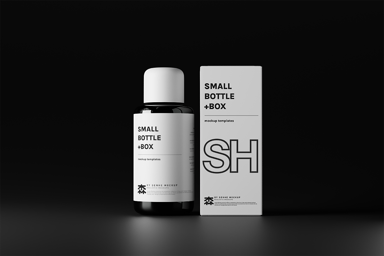 带包装盒的水乳样机8组插图1