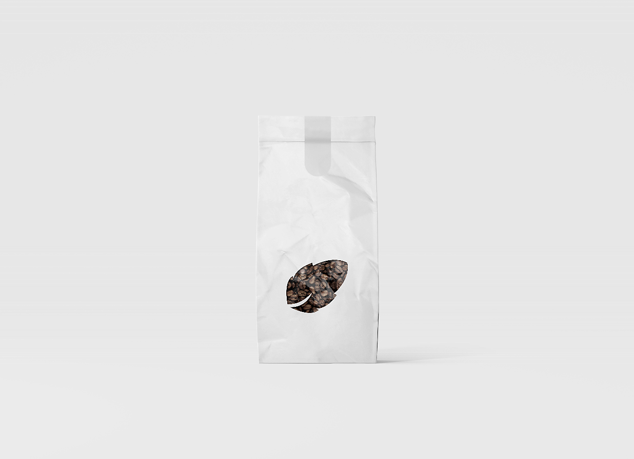 高质感牛皮纸咖啡面包自立袋食品袋样机12组插图1