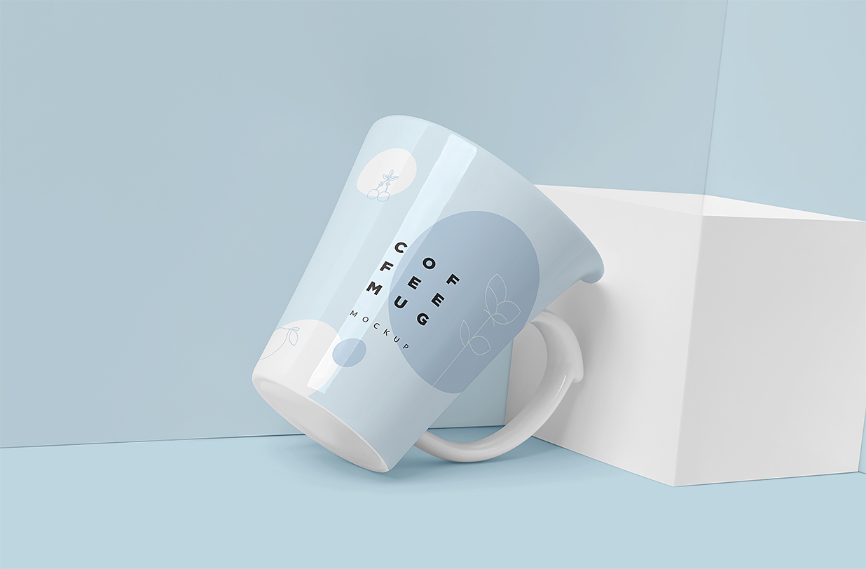 高质感马克杯咖啡杯样机4组插图1