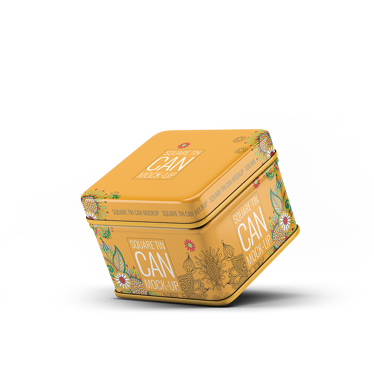 高端锡罐茶叶罐铁罐套装包装样机24组插图19