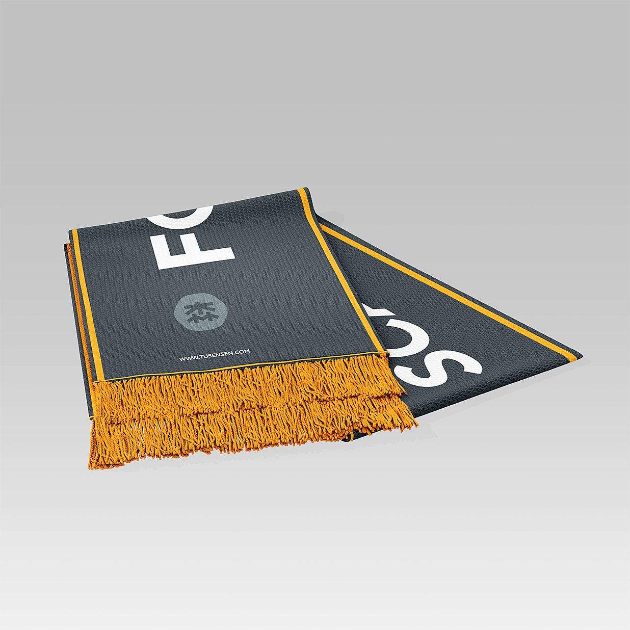 足球/橄榄球围巾样机3组插图2