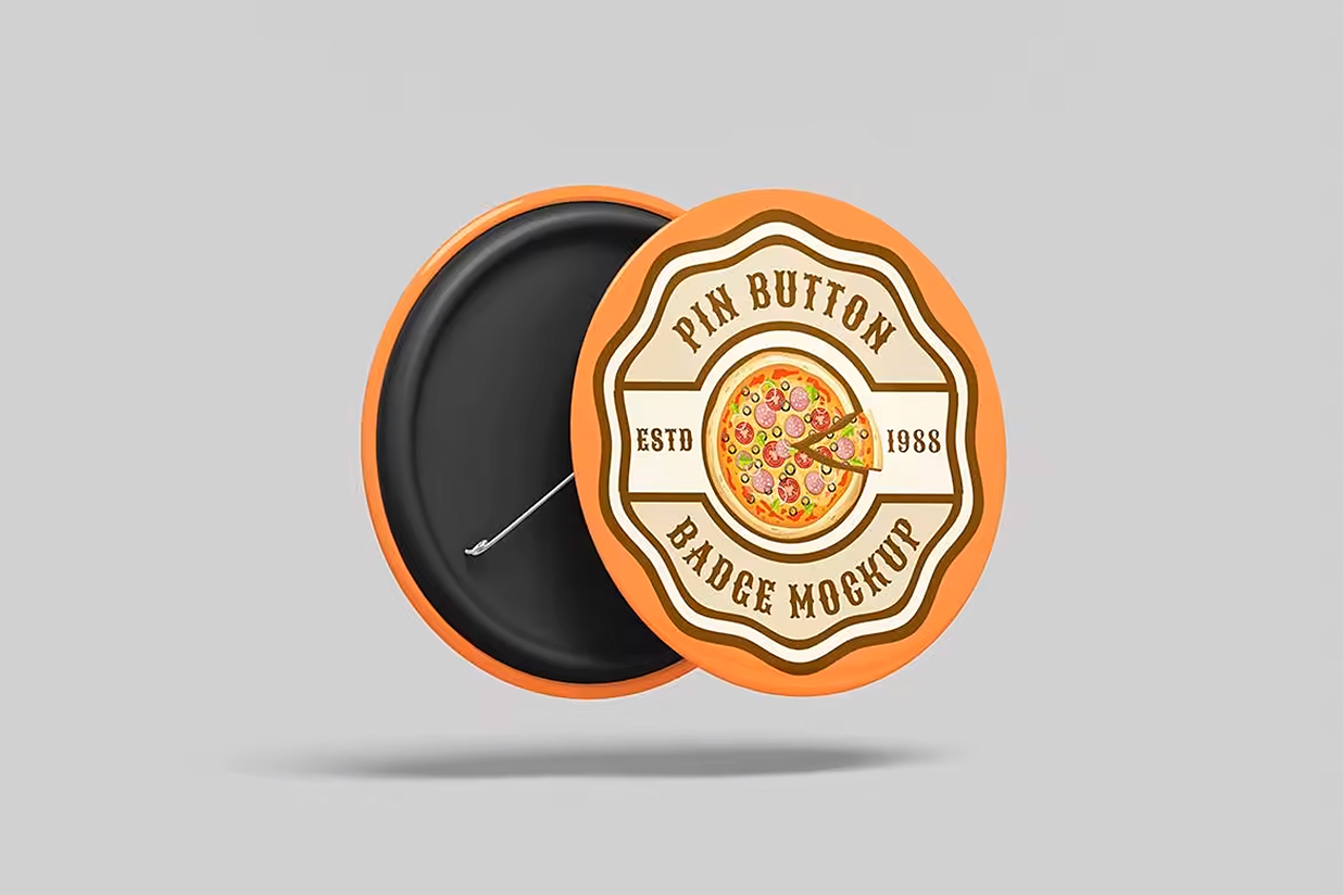 精致别针徽章胸针样机4组插图2