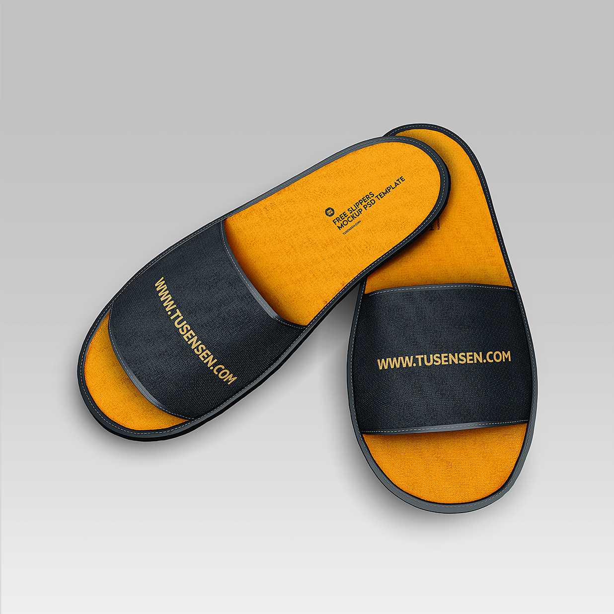 酒店水疗一次性拖鞋样机3组插图2