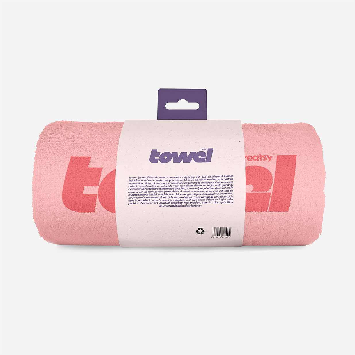 高端品牌浴巾样机4组插图2