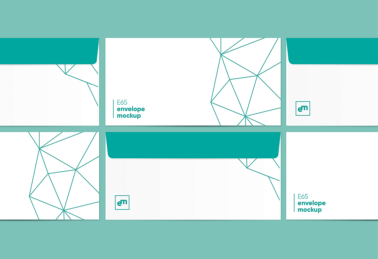 简约设计信封样机4组插图2