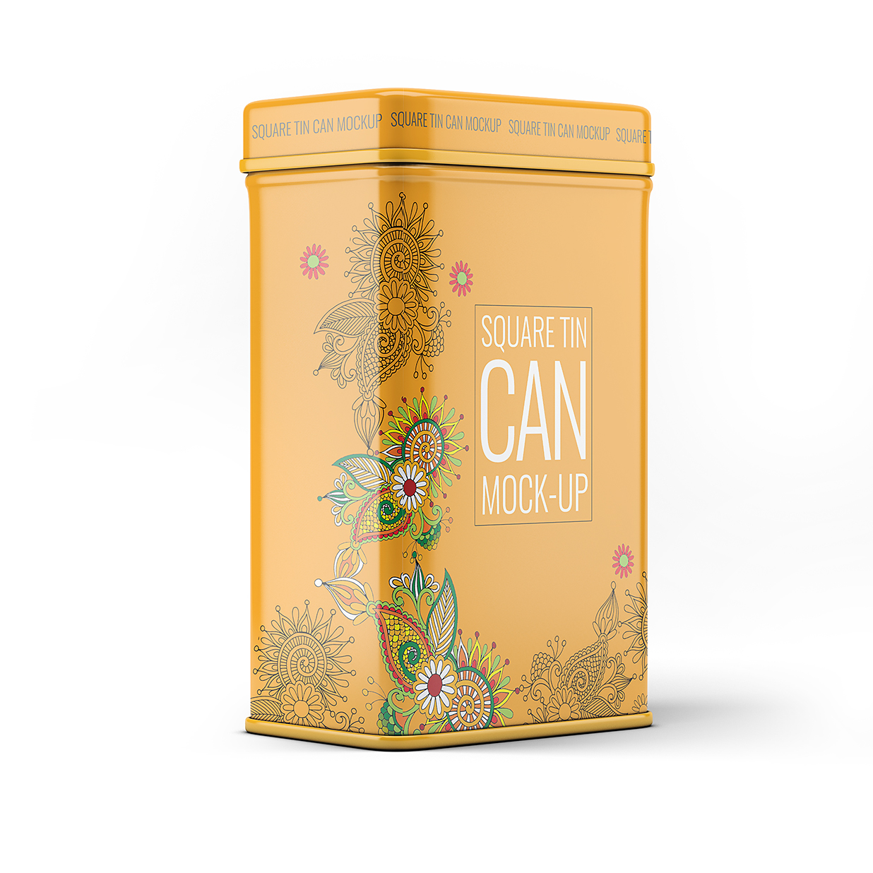 高端锡罐茶叶罐铁罐套装包装样机24组插图2