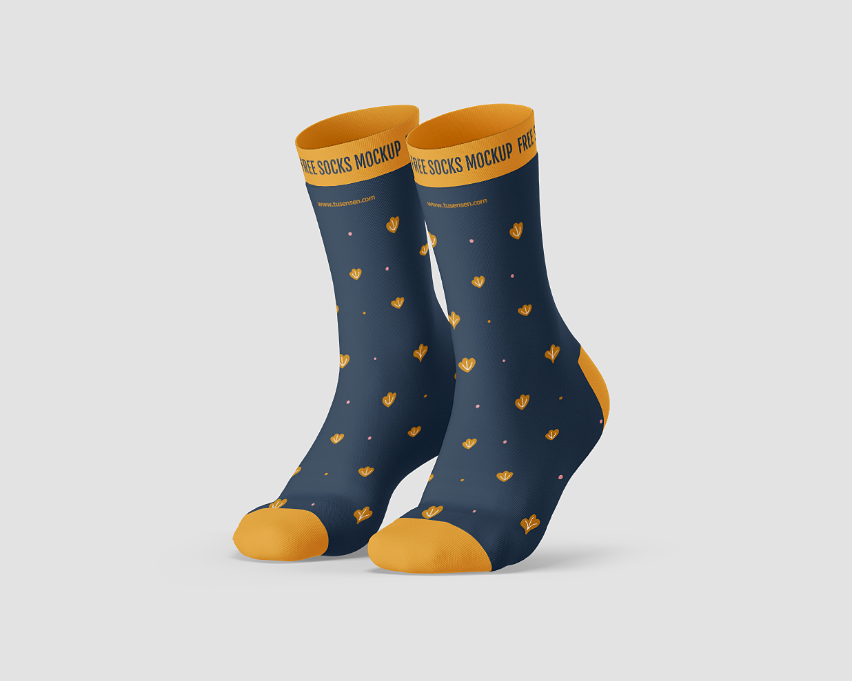 精致长袜袜子样机3组插图2